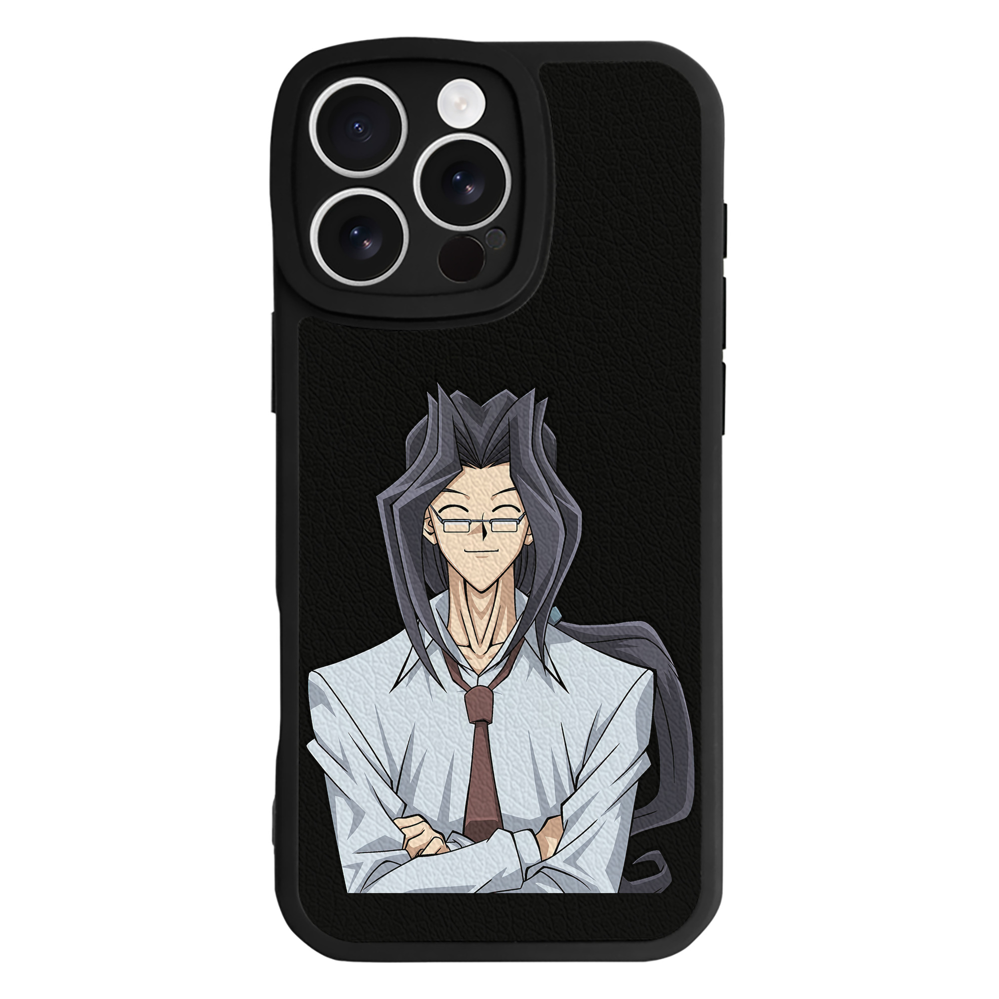 遊☆戯☆王 Yu-Gi-Oh! 【iPhone 16シリーズ対応】シリコンスマホケース（レザー調） 材質：シリコン